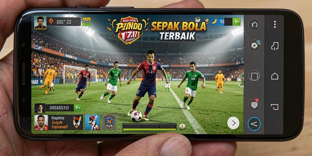Tampilan gameplay menarik dari 2757 yang penuh aksi sepak bola.