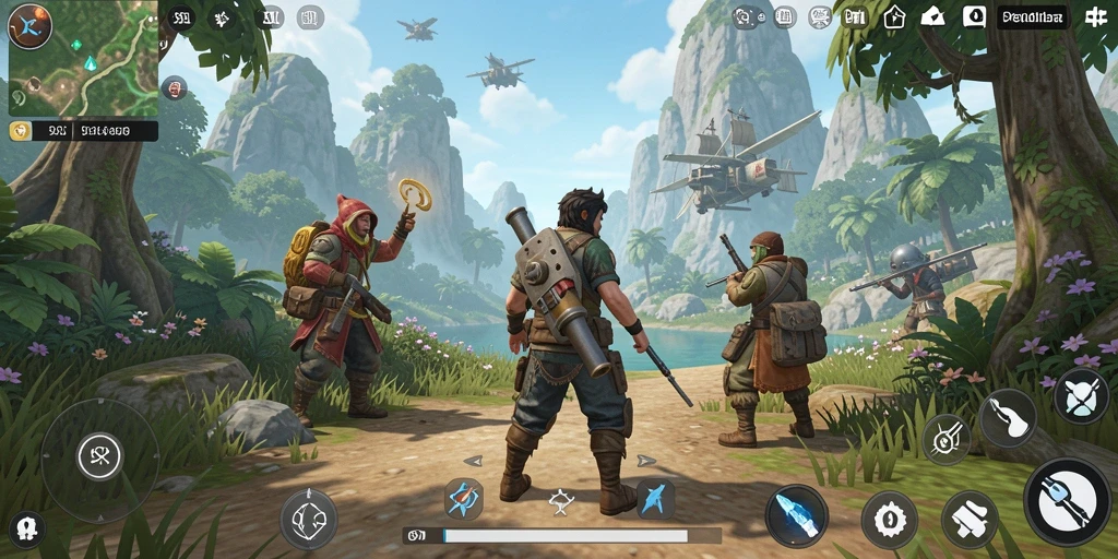 Tampilan gameplay <strong>9SL</strong> yang memukau dalam dunia terbuka.