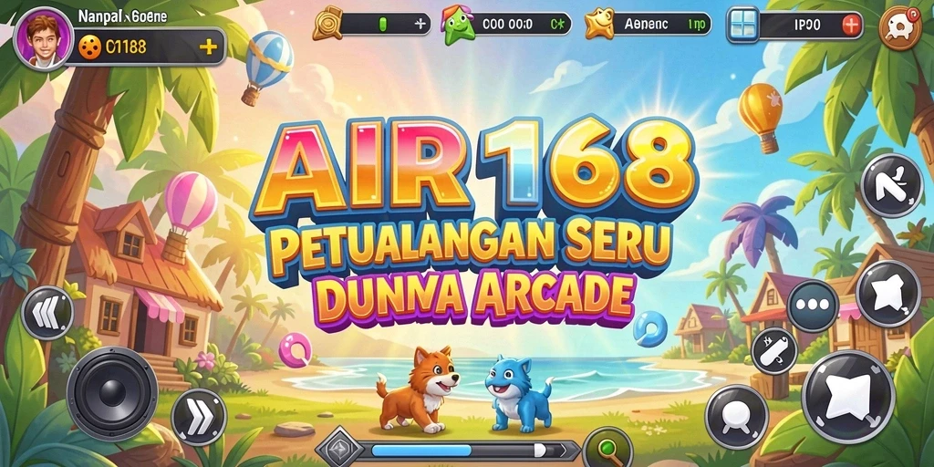Tampilan gameplay menarik AIR168 dalam suasana Arcade yang penuh aksi.