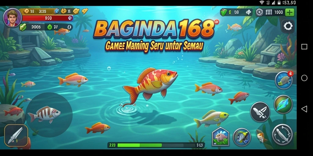 Tangkapan ikan yang besar dalam gameplay BAGINDA168.