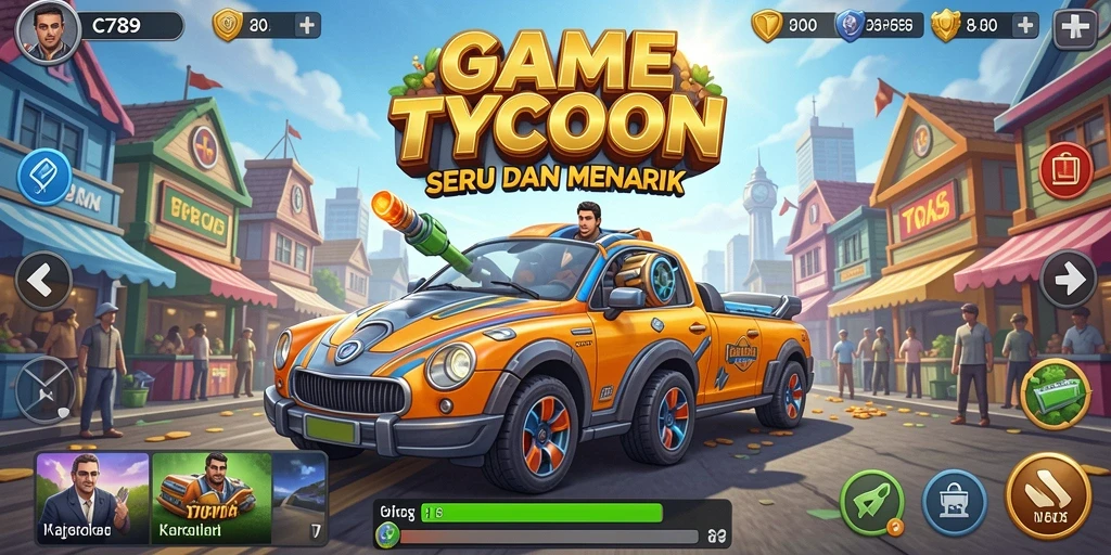 Screenshot utama C789 menampilkan gameplay Tycoon yang memukau.