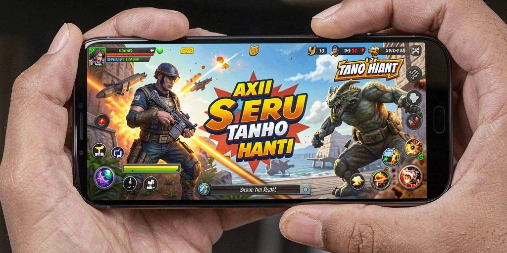 Tampilan gameplay D73 yang seru dan penuh aksi.