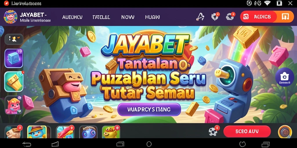 Screenshot JAYABET menampilkan gameplay puzzle yang menantang.