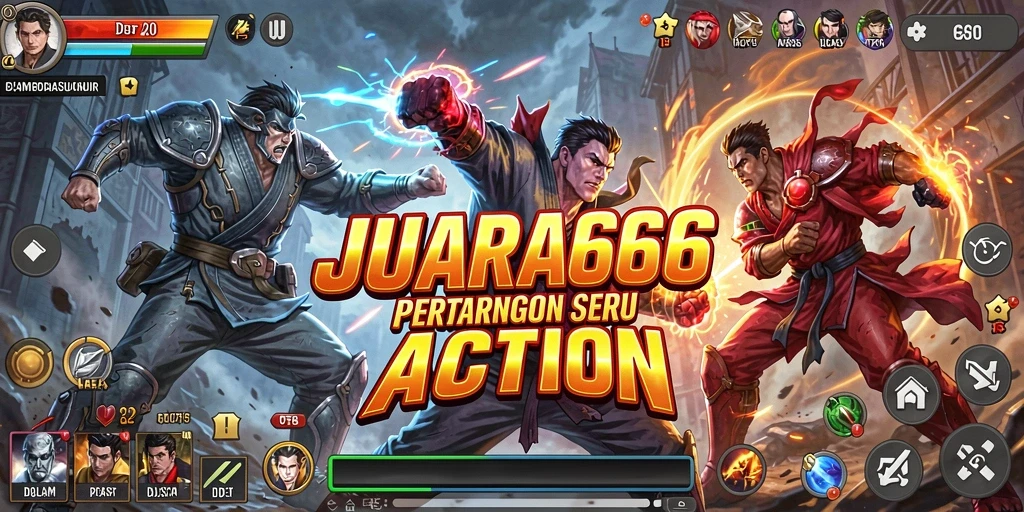 Tangkap momen pertarungan intens di JUARA666 dengan grafis luar biasa.