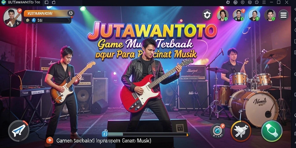 Tampilan gameplay menarik di JUTAWANTOTO, menghadirkan pengalaman musik seru.