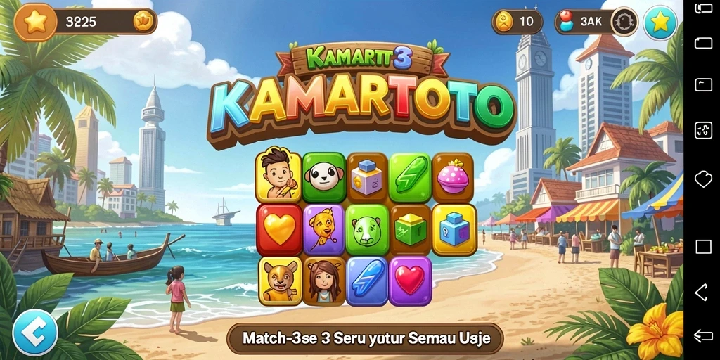 Tangkap momen seru saat menyelesaikan level di KAMARTOTO.