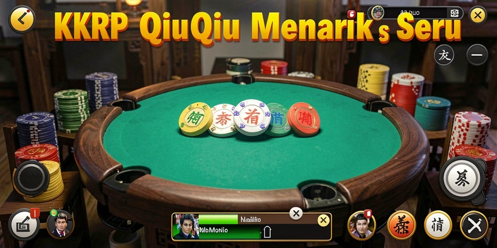 Screenshot KKRP menampilkan gameplay seru QiuQiu.