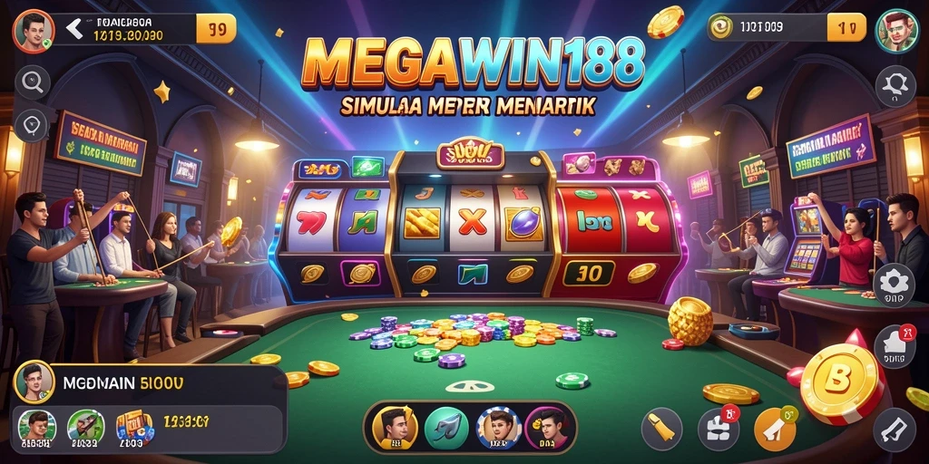 Tampilan gameplay MEGAWIN188 yang menarik dan interaktif.