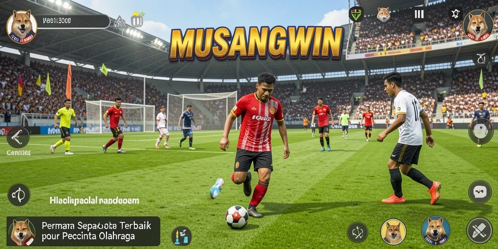 Tampilan seru dari gameplay MUSANGWIN yang memukau.