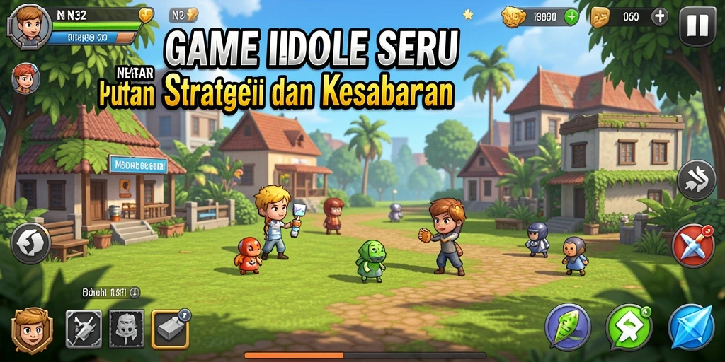 Tampilan gameplay N32 yang menarik dan menyenangkan dalam mode Idle.