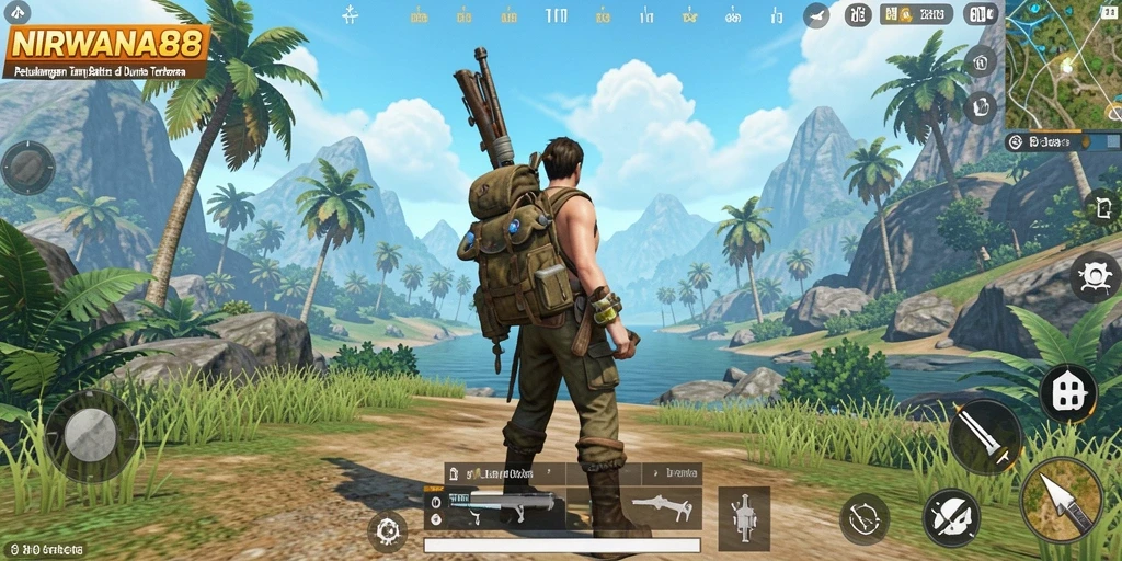 Tampilan gameplay seru di dunia terbuka NIRWANA88.