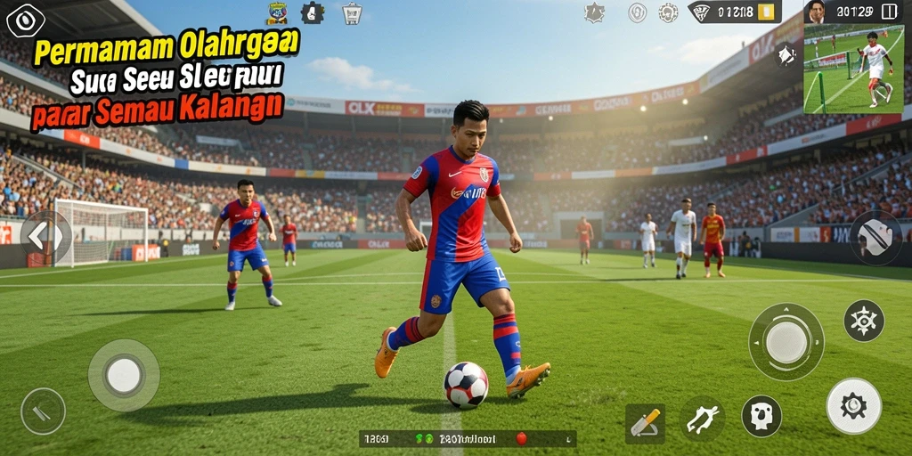 Tangkapan layar gameplay OLX128 yang menarik dengan berbagai mode olahraga.