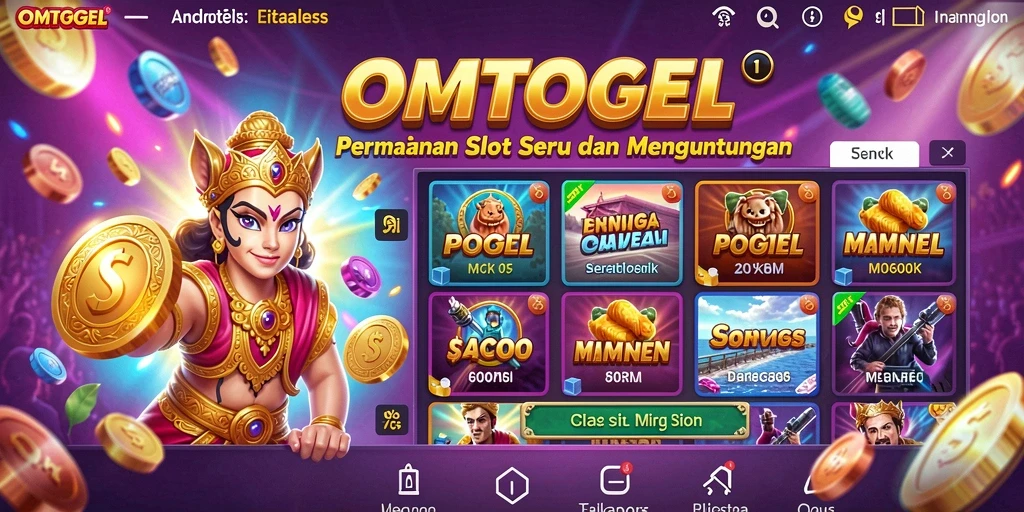 Tampilan menarik dari OMTOGEL yang menunjukkan gameplay slot yang mendebarkan.