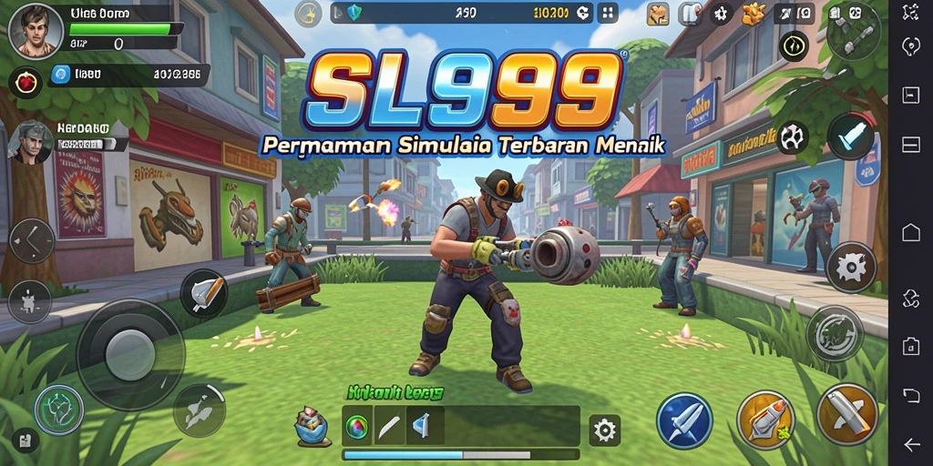 Tangkapan layar menunjukkan gameplay menegangkan dan interaktif dalam SL999.