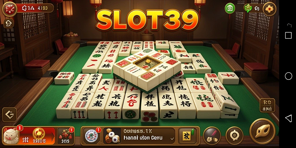 Tampilan gameplay Mahjong yang menarik dan penuh warna.