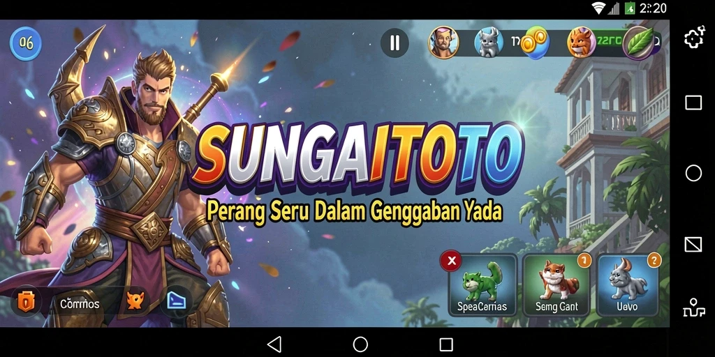 Tampilan gameplay seru dari SUNGAITOTO dengan aksi tembak-menembak.