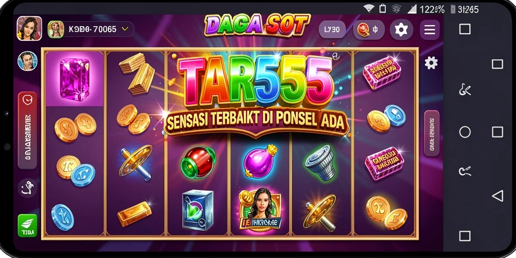 Tampilan menawan gameplay Slot TAR555 yang memikat dan menyenangkan.